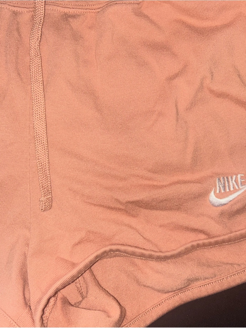 Nike Peach Embrace Athletic Shorts
